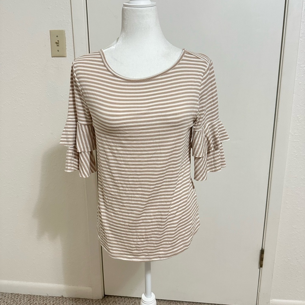 Blu Pepper ruffled blouse.
